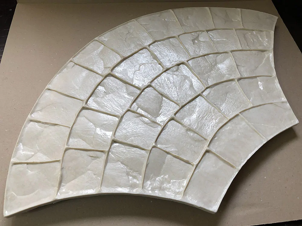 Полиуретановый штамп для печатного бетона Веер F3020 Полиуретановый штамп для печатного бетона Веер F3020 — фото 5